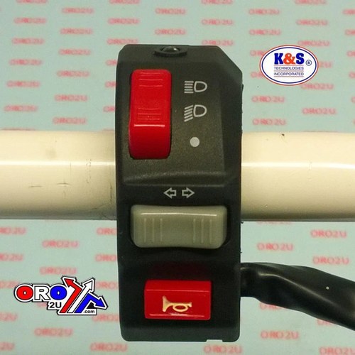 Universal Handlebar Switch, Dip BEAM/TURN SIGNAL/HORN, High Beam LED Indicator