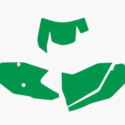 Green Backgrounds KTM Exc 125-250 2017-2019, EXC-F 250-450 2017-2019