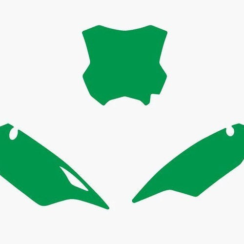 Green Backgrounds Kawasaki KX250F 2017-2019, KX450F 2016-2018