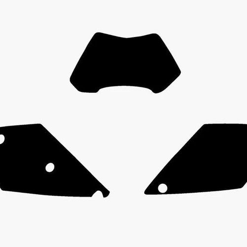 Black Backgrounds KTM Exc 125/250 05-07, EXC-F 250-450 05-07