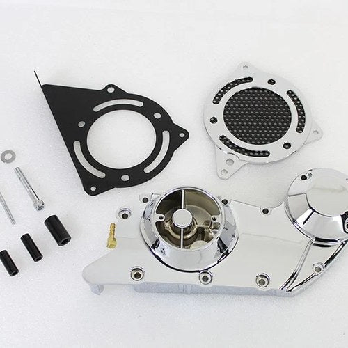 Chrome Cam and Sprocket Cover Set for Harley-Davidson