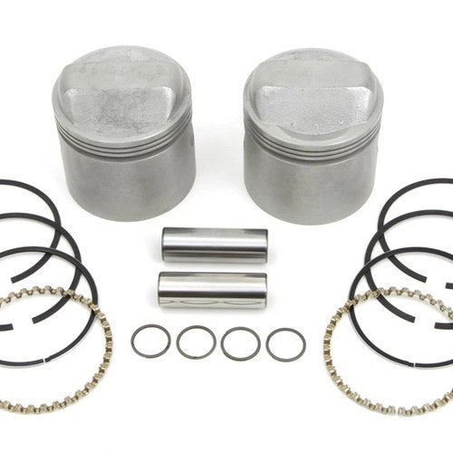 1000cc Piston Set.010 Oversize for Harley-Davidson