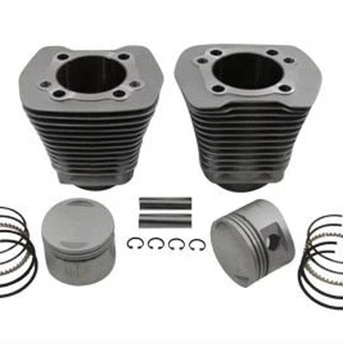 Evolution Cylinder and Piston Kit Silver for Harley-Davidson