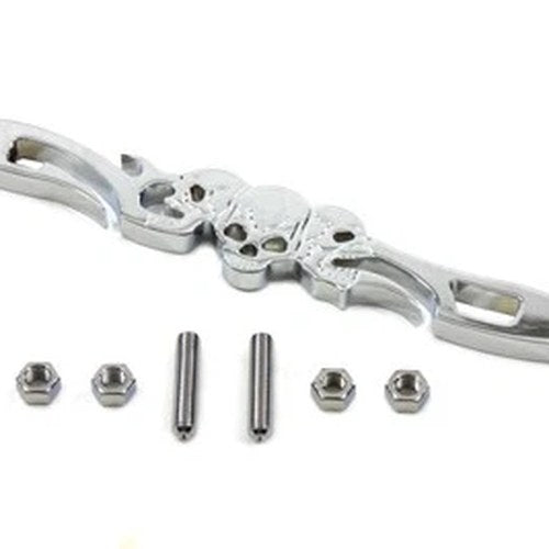 Chrome Shifter Rod Skull Style for Harley-Davidson