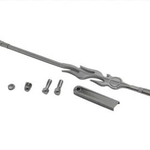 Chrome Flame Style Shifter Rod Kit for Harley-Davidson
