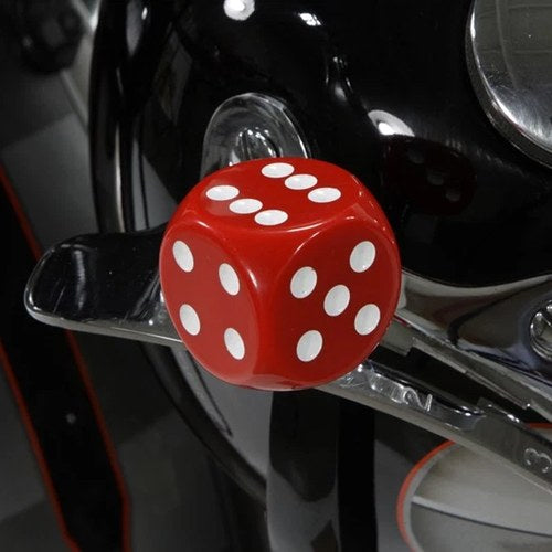 Red Dice Style Shifter Knob for Harley-Davidson