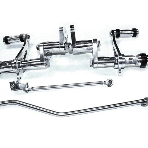 Billet Forward Control Kit Polished for Harley-Davidson