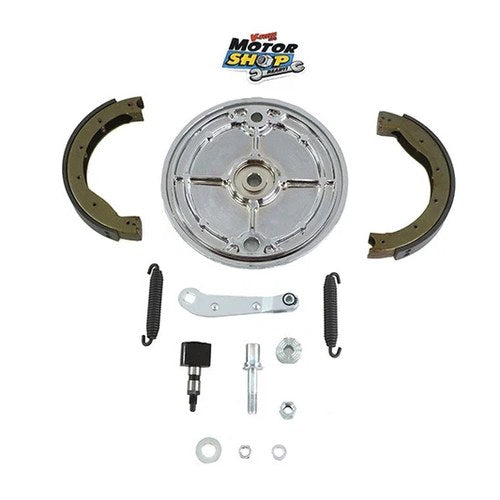 Rear Brake Backing Plate Kit Polished for Harley-Davidson
