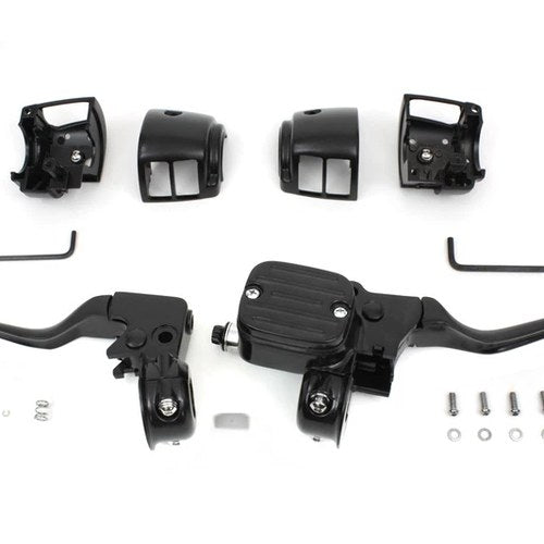 Handlebar Control Kit Black for Harley-Davidson