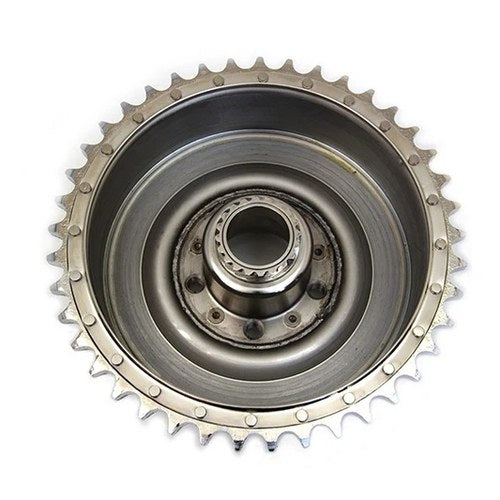 Rear Brake Drum Chrome with Sprocket for Harley-Davidson