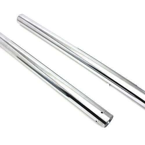 Hard Chrome 49mm Fork Tube Set 27-1/2 inch Total Length for Harley-Davidson