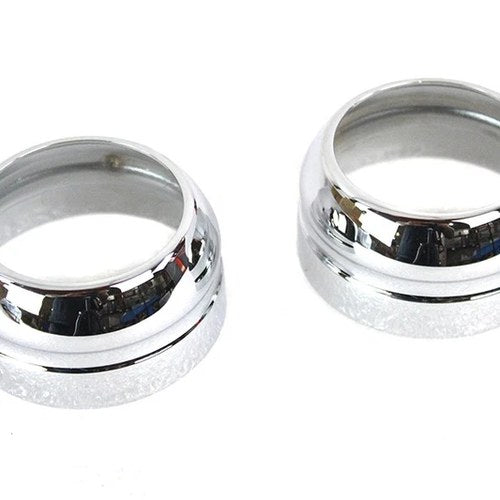 49mm Fork Boot Cover Set Chrome for Harley-Davidson