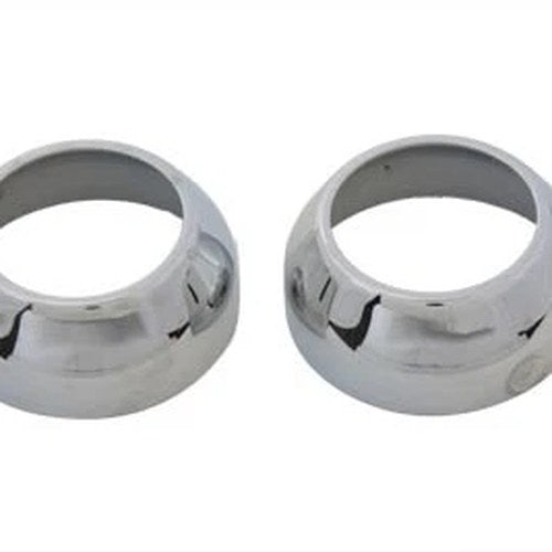 39mm Fork Boot Cover Set Chrome for Harley-Davidson