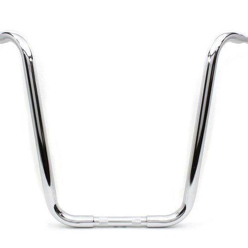 20 inch Buffalo Ape Hanger Handlebar with Indents Chrome for Harley-Davidson