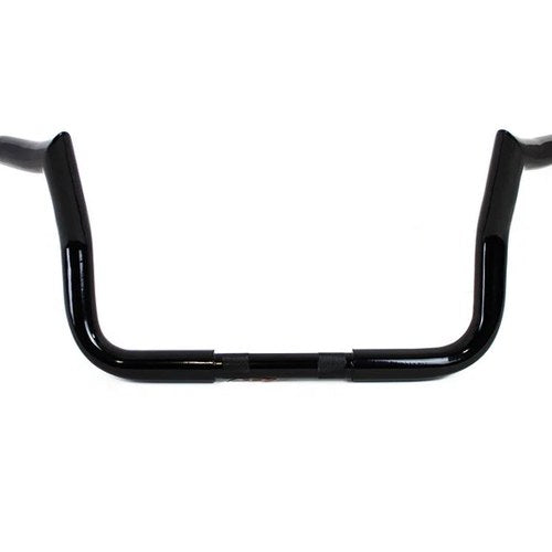 10 inch Handlebar without Indents Black for Harley-Davidson