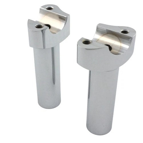 4-1/2 inch Buffalo Riser Set Chrome for Harley-Davidson