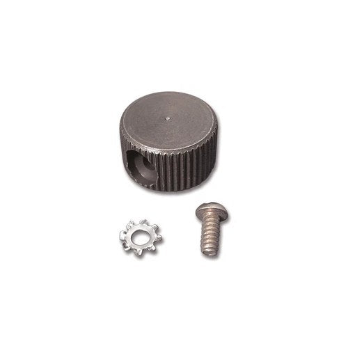 Parkerized Panel Switch Knob and Screw Kit for Harley-Davidson
