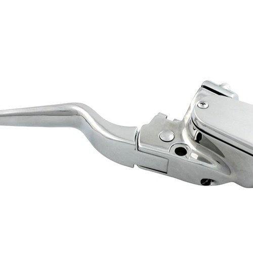 Handlebar Master Cylinder 1/2 inch Bore Chrome for Harley-Davidson