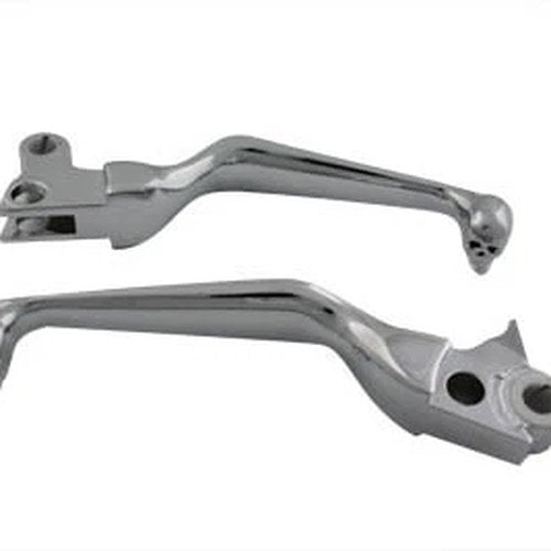 Skull Contour Hand Lever Set for Harley-Davidson