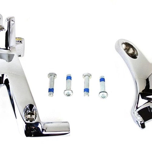 OE Standard Forward Control Mount Kit Chrome for Harley-Davidson