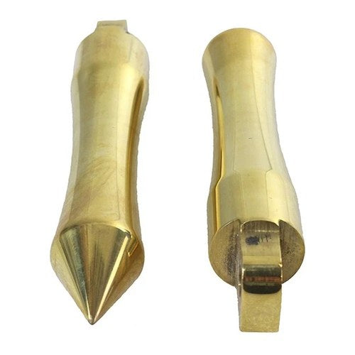 Solid Brass Pirate Spike Footpeg Set for Harley-Davidson