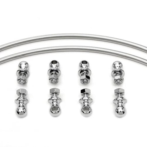 Chrome Driver Footboard Trim for Harley-Davidson