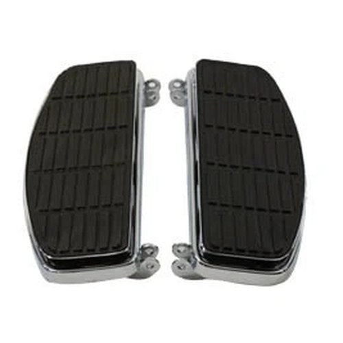 'D' Driver Footboard Set Chrome for Harley-Davidson
