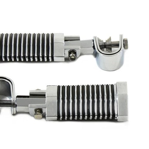 O-Ring Style Footpeg Set Flat Diamond Shape for Harley-Davidson