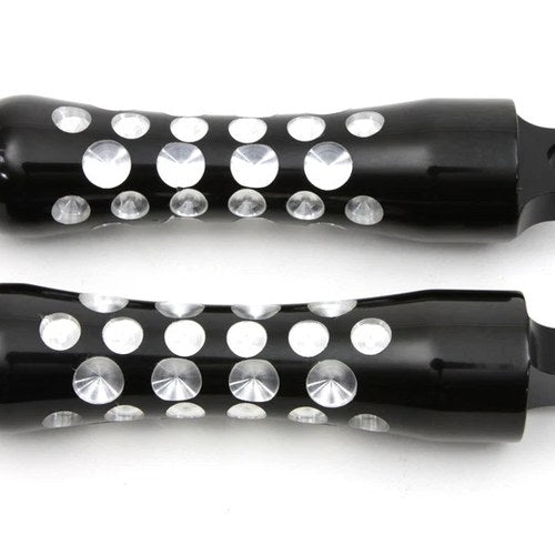 Black Contour Agostinni Footpeg Set for Harley-Davidson