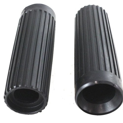Replica Rib Style Grip Set Black for Harley-Davidson