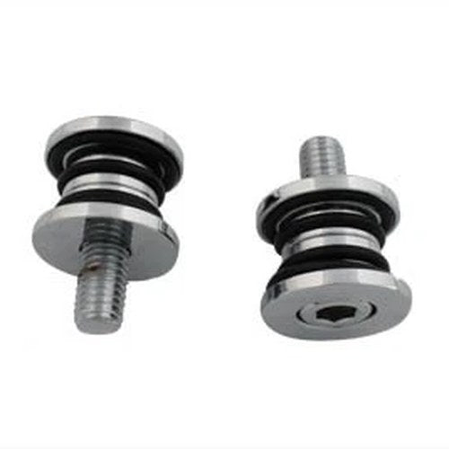 Flush Mount Top Triple Tree Bushing Kit Chrome for Harley-Davidson