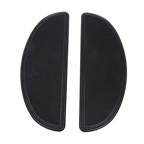 Driver Upper Footboard Plate Set Black for Harley-Davidson