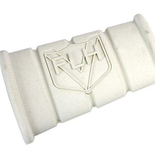 White Rubber Kick Starter Pedal With Flh Logo for Harley-Davidson