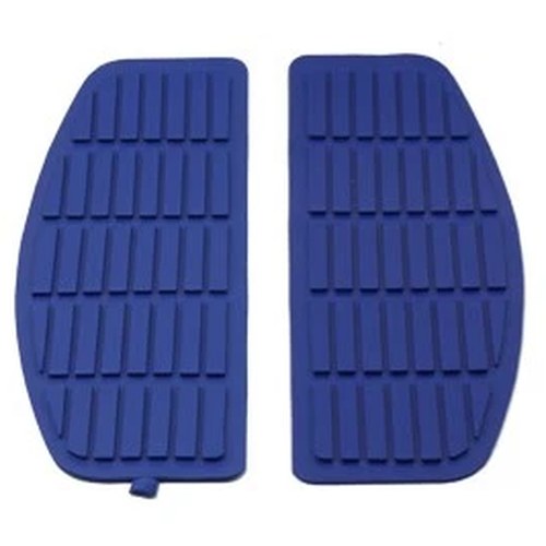 Footboard Blue Mat Set for Harley-Davidson