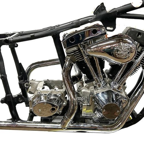 Dual Crossover Chrome Exhaust System for Harley-Davidson