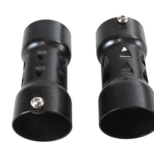 V-Slot Type Steel 2-1/4 inch Pipe Baffle Set for Harley-Davidson