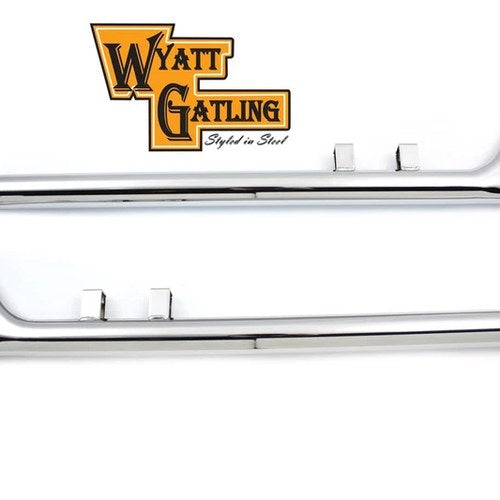 Wyatt Gatling 33 inch Straight Fishtail Set for Harley-Davidson