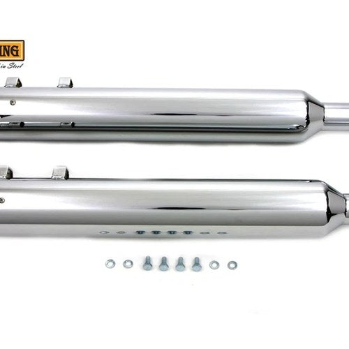 Wyatt Gatling Slash End Cap Muffler Set for Harley-Davidson