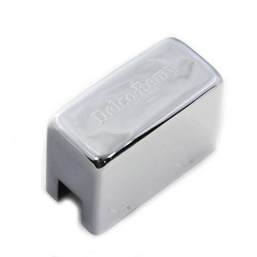 Chrome Replica Delco Remy Style Relay Cover for Harley-Davidson