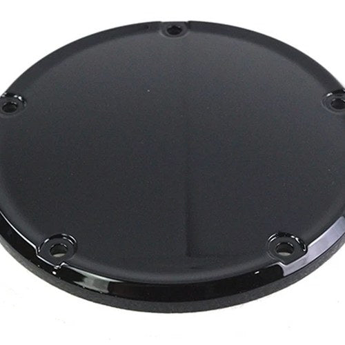 Gloss Black 5 Hole Domed Derby Cover for Harley-Davidson