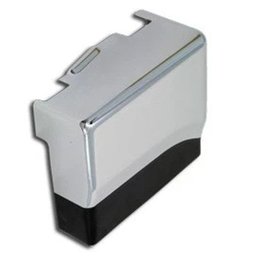 Battery Top and Side Cover Chrome with Black Accent for Harley-Davidson