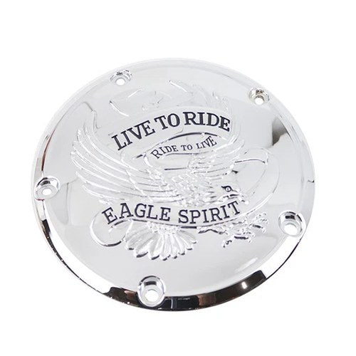 Eagle Spirit Derby Cover Chrome for Harley-Davidson