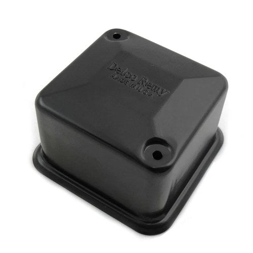 Black 6 Volt Delco Remy Regulator Cover for Harley-Davidson