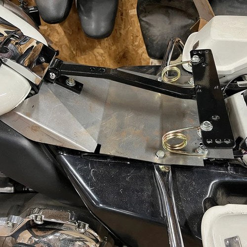 Seat Base Mount Plate Black for Harley-Davidson