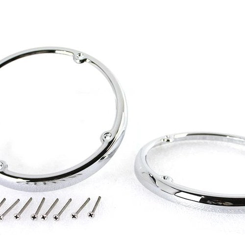 Chrome Rear Tour-Pak Speaker Trim Set for Harley-Davidson