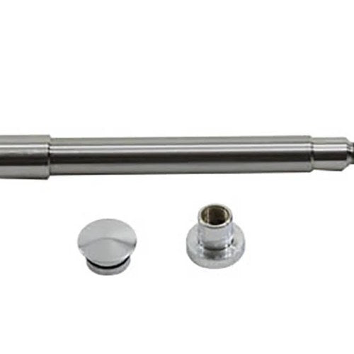 Chrome Flush Mount Front Axle for Harley-Davidson