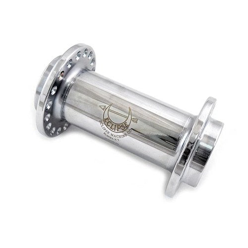 Eclipse Front Hub Nickel Plated for Harley-Davidson