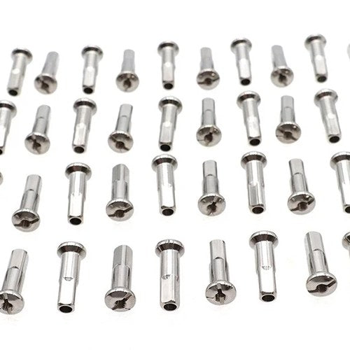 Spoke 40 Piece Chrome Nipple Set for Harley-Davidson