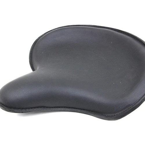 Corbin Gentry Black Leather Thin Solo Seat for Harley-Davidson