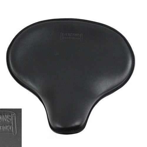 Replica Persons Solo Seat Black Leather for Harley-Davidson